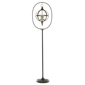 DecMode 16"W, 66"H Metal Candle Lantern, Bronze, 1 - Piece