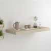 Floating Wall Shelf Oak 23.6"x9.3"x1.5" MDF