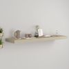 Floating Wall Shelf Oak 35.4"x9.3"x1.5" MDF