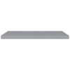 Floating Wall Shelves 4 pcs Gray 35.4"x9.3"x1.5" MDF