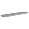 Floating Wall Shelf Gray 47.2"x9.3"x1.5" MDF