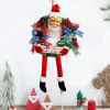 1pc Santa Claus Door Hanging Holiday Atmosphere Rendering Arrangement Props Christmas Decor 2023 Christmas Wreaths