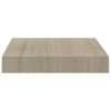 Floating Wall Shelf Oak 9.1"x9.3"x1.5" MDF