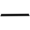 Wall Shelves 4 pcs Black 45.3"x3.5"x1.2"