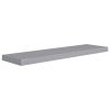 Floating Wall Shelves 4 pcs Gray 35.4"x9.3"x1.5" MDF