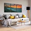 3 Panels Framed Great Fall Canvas Wall Art Decor,3 Pieces Mordern Canvas Decoration Painting for Office,Dining room,Living room, Bedroom Decor-Ready t