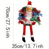 1pc Santa Claus Door Hanging Holiday Atmosphere Rendering Arrangement Props Christmas Decor 2023 Christmas Wreaths