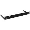 Floating Wall Shelf Black 35.4"x9.3"x1.5" MDF