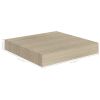 Floating Wall Shelf Oak 9.1"x9.3"x1.5" MDF