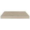 Floating Wall Shelf Oak 19.7"x9.1"x1.5" MDF