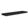 Floating Wall Shelves 4 pcs Black 35.4"x9.3"x1.5" MDF