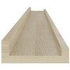 Wall Shelves 2 pcs Sonoma Oak 39.4"x3.5"x1.2"