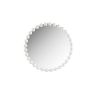 Beaded Round Wall Mirror 27"D