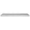 Floating Wall Shelves 4 pcs Concrete Gray 31.5"x9.3"x1.5" MDF