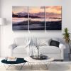 3 Panels Framed Vivid Landscape Canvas Wall Art Decor,3 Pieces Mordern Canvas Decoration Painting for Office,Dining room,Living room, Bedroom Decor-Re