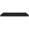 Floating Wall Shelves 4 pcs Black 31.5"x9.3"x1.5" MDF