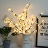 20 LED String Light Simulation Butterfly Orchid Branch Garland Light Vase Filler Flower Fairy Light Christmas Home Decoration