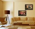 "Vintage Trucks Collection" 2-Piece Vignette By Robin-Lee Vieira, Printed Wall Art, Ready To Hang Framed Poster, Black Frame