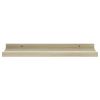 Wall Shelves 4 pcs White and Sonoma Oak 15.7"x3.5"x1.2"