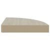 Wall Corner Shelves 2 pcs Oak and White 13.7"x13.7"x1.4" MDF