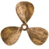 Metal Nautical Ship Propeller Vintage Wall Decor for Home Interior Mix of Gold Bronze and Brown styles Outstanding Piece of Art