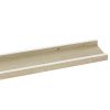 Wall Shelves 4 pcs White and Sonoma Oak 39.4"x3.5"x1.2"