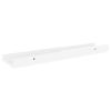 Wall Shelves 4 pcs High Gloss White 15.7"x3.5"x1.2"