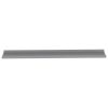 Wall Shelves 4 pcs Gray 45.3"x3.5"x1.2"