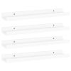 Wall Shelves 4 pcs White 15.7"x3.5"x1.2"