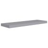 Floating Wall Shelves 4 pcs Gray 31.5"x9.3"x1.5" MDF