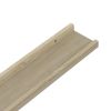 Wall Shelves 2 pcs Sonoma Oak 39.4"x3.5"x1.2"