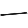 Wall Shelves 2 pcs Black 45.3"x3.5"x1.2"