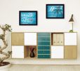 "Beach Life Collection" 2-Piece Vignette By Cindy Jacobs, Printed Wall Art, Ready To Hang Framed Poster, Black Frame