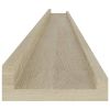 Wall Shelves 4 pcs Sonoma Oak 45.3"x3.5"x1.2"