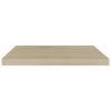 Floating Wall Shelf Oak 23.6"x9.3"x1.5" MDF