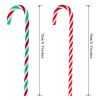 Christmas Candy Canes Acrylic Xmas Tree Pendants Xmas Party Crutch Hanging New Year Christmas Party Home Decoration Gifts