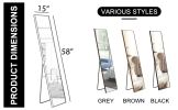 Third generation packaging upgrades include solid wood frame full-length mirrors, dressing mirrors, bedroom entrances, decorative mirrors, clothing st